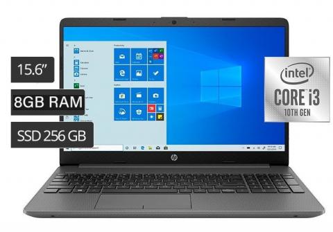 LAPTOP HP 15-DW1085LA Core i3-2.10Ghz 8GB 256GB SSD